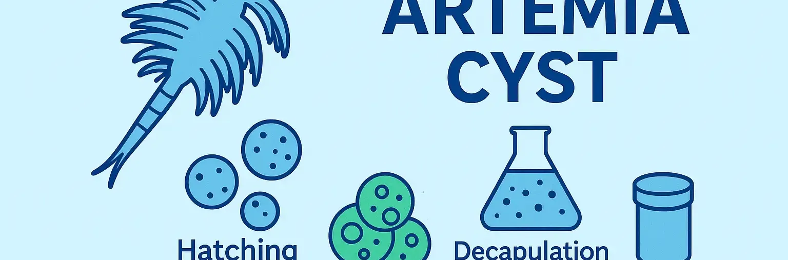 Guía de cistes secos de artemia: optimice su tasa de eclosión y nutrición larval